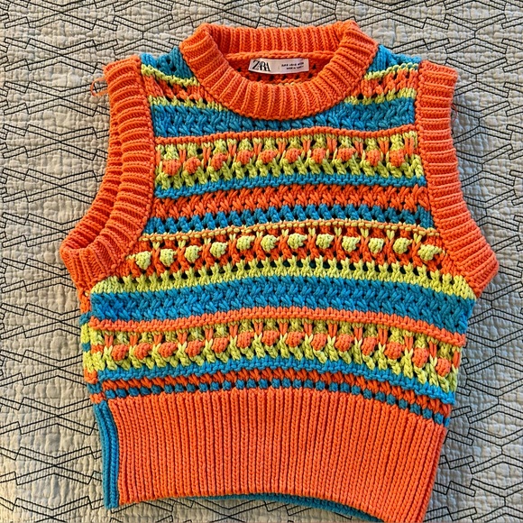 Zara Sweaters - Crocheted Zara Vest